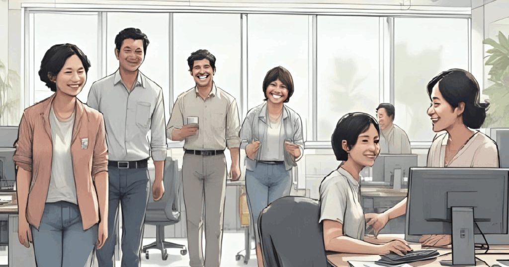 ワクワクする社員たち