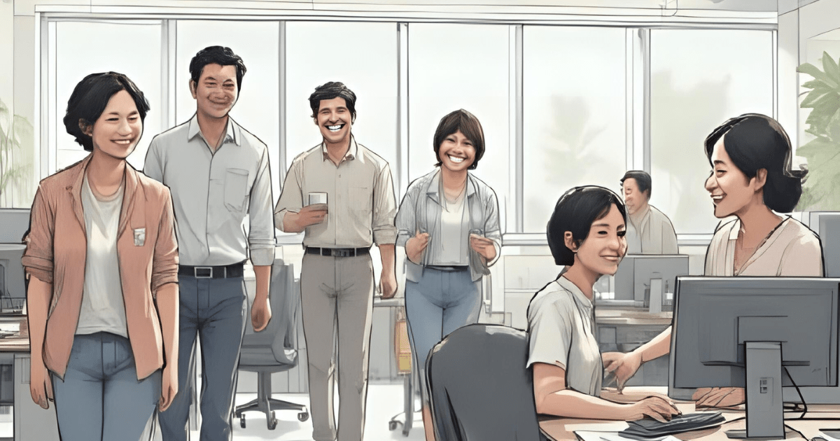 ワクワクする社員たち